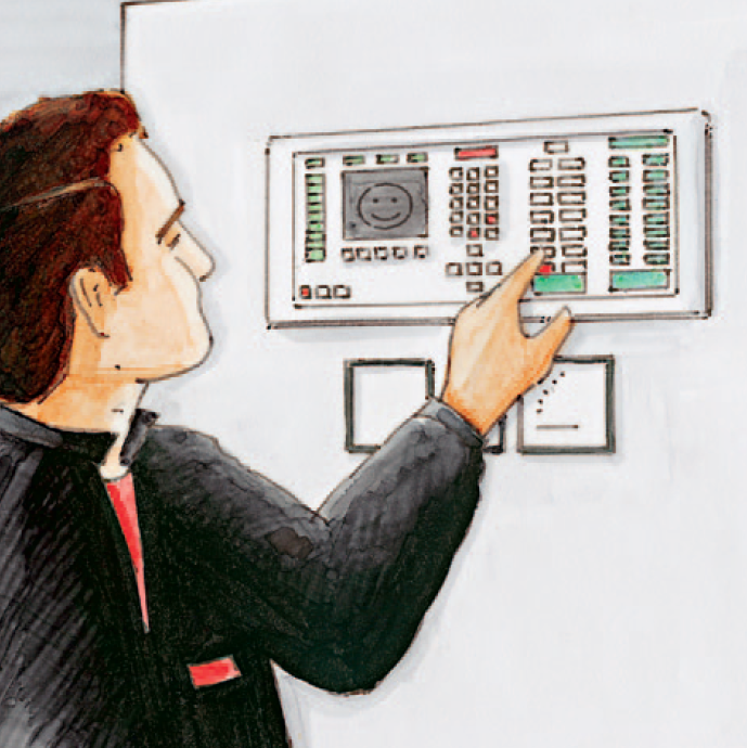 Figure forwarding of fault messages