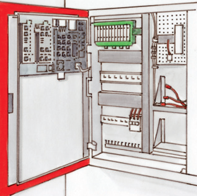 Electronic control cabinet ESS 5000 M+