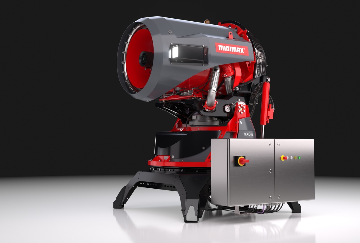 Design van de MXOne High Performance Firefighting Turbine