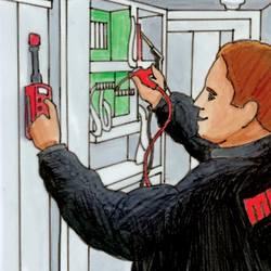 Scope of services in case of fault transmission to an internal permanently manned position