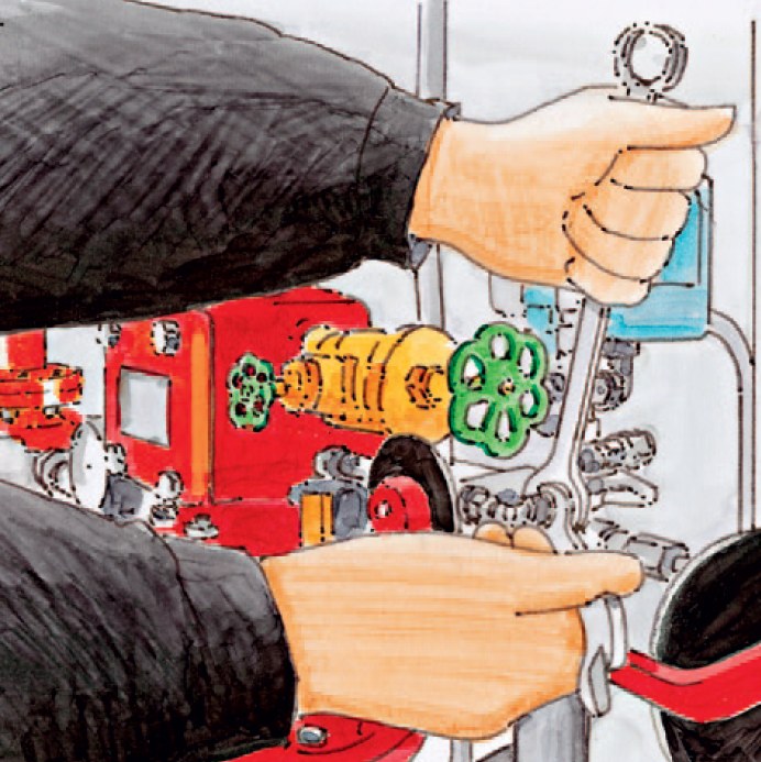 Scope of service of a simplified alarm sample